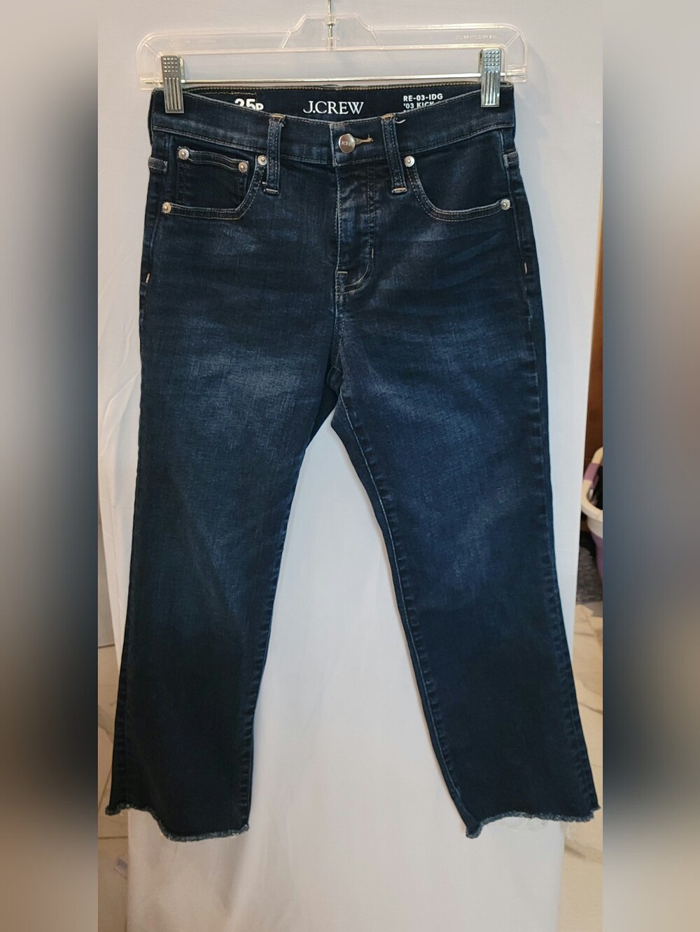 J. Crew Dark Indigo Relaxed Kick-out Jeans
